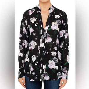 Equipment Floral Silk Blouse